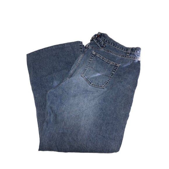 Tommy Hilfiger Womens Size 20x29  Wide Leg Y2K Vintage Jeans  Blue 2003 Plus - Picture 1 of 14